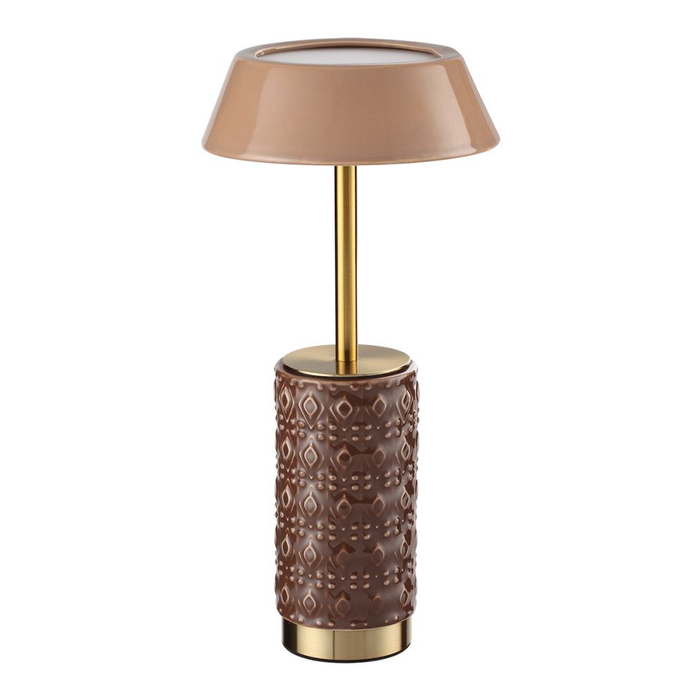 Настольная лампа 32 см, 8W, 3000K, Odeon Light 5453/8TLA, бронза