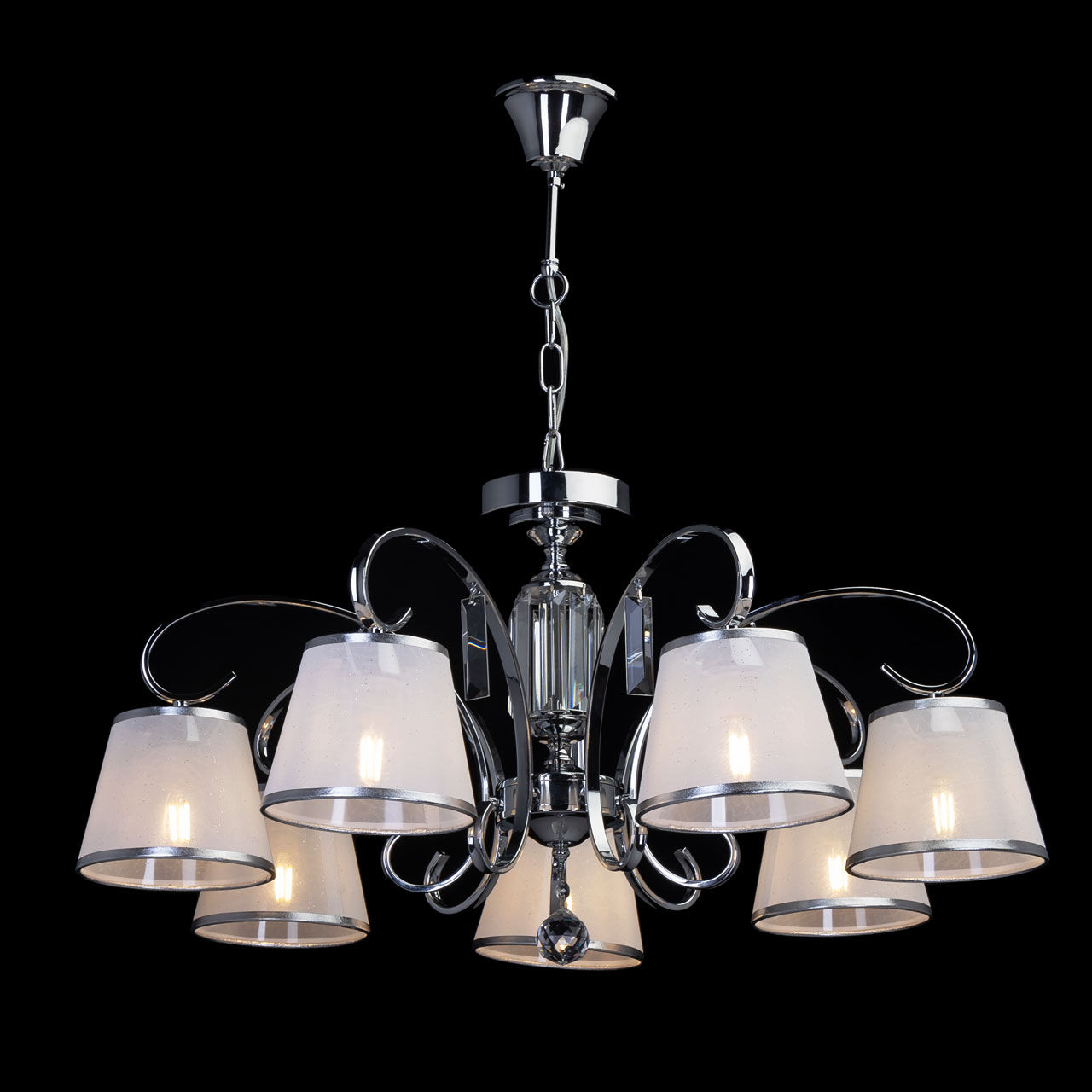 Люстра 75*100 см, 7*E14 хром MW-Light Федерика 684013407