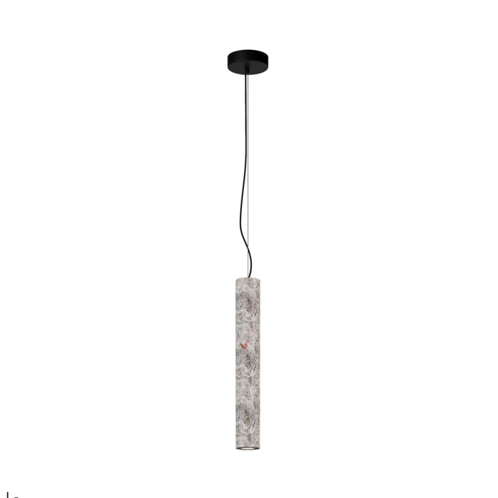 Подвесной светильник 6 см, 5W, 2700-4000K, Maytoni Basic Texture MOD461PL-L5GRK, черный-мрамор