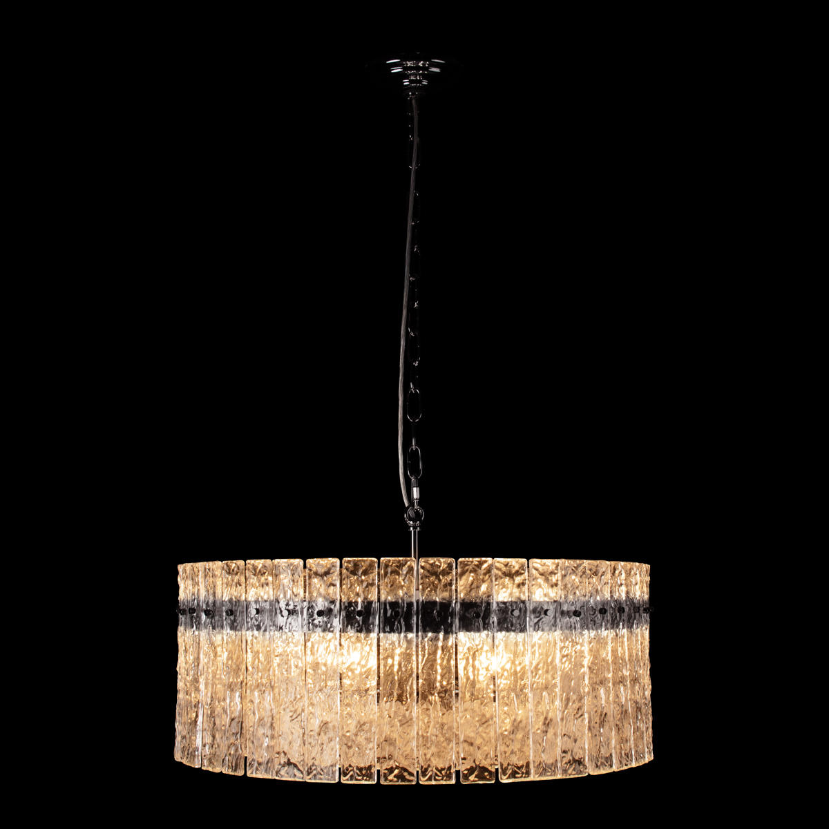 Подвесной светильник 60*30 см, 12*E14 LOFT IT Nevada жемчужно-черный 10297/600 Pearl black