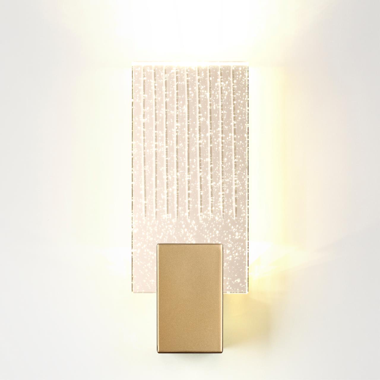 Светодиодный светильник 27 см, 5W, 3000K, Odeon Light RICCI 4362/5WL, матовое золото