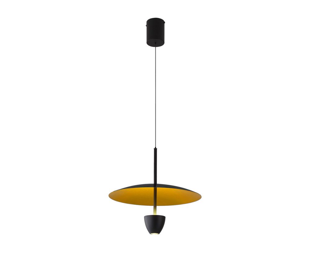 Светильник 35 см, 7W, 4000K, Kink Light 08466-35,19(33), черный-золото