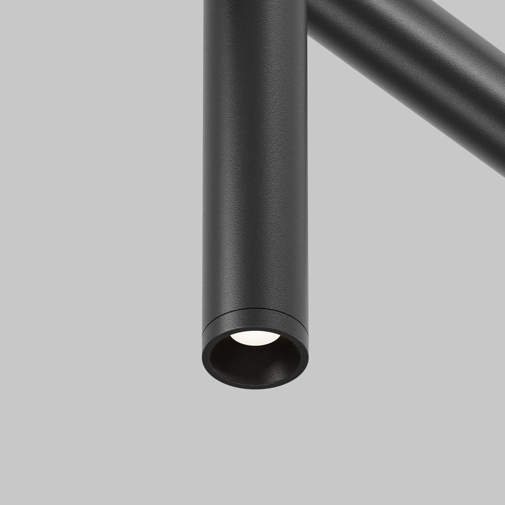 Светильник Focus Led для штанговой системы освещения Axity 3000-6000К 3Вт 45°, 20*1,7-10 см, LED*3W, Maytoni C102CL-3W3-6K-B, Черный