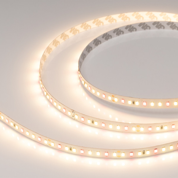 Лента FITOLUX-A144-10mm 24V Warm3000-Red (14 W/m, IP20, 2835, 5m) (Arlight, Открытый) 036097. Цена указана за 5 метров. Продается кратно 5 метрам.