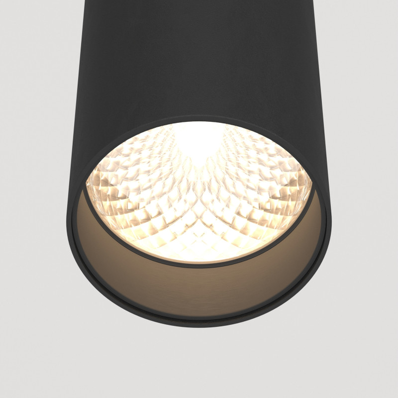 Светильник 5 см, 12W, 4000K, Maytoni Pendant FOCUS LED P072PL-L12B4K, черный