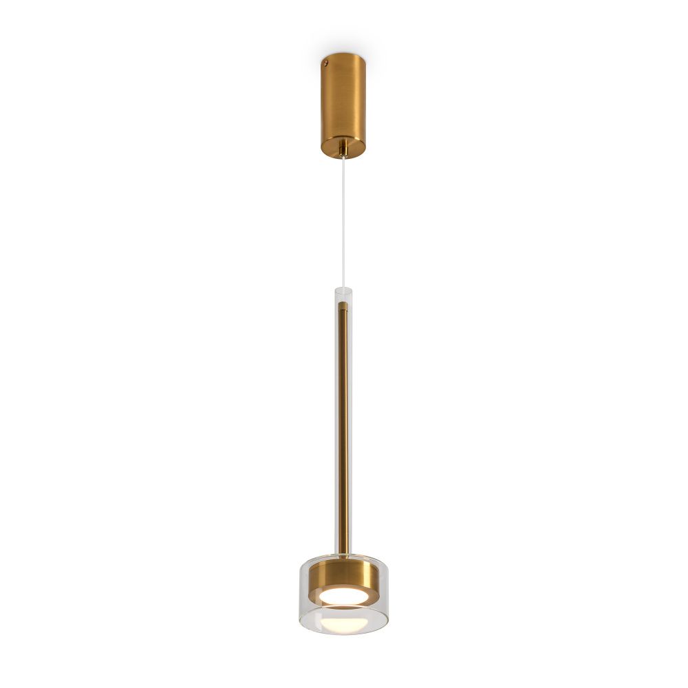 Подвесной светильник *10*64-252 см, 1*LED*6W, 3000K, Freya  FR5633PL-L6BS, Латунь