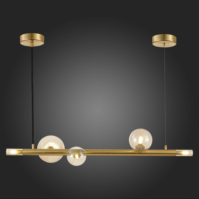 Светильник подвесной 100 см, ST LUCE CIELO SL1509.203.05 Золотистый