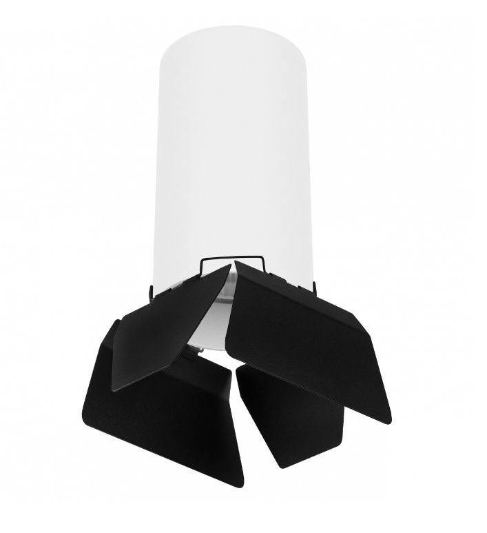 Светильник накладной Lightstar Rullo R6486487, белый-черный