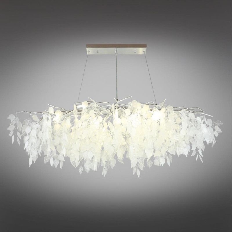 Подвесная люстра 120*60*80-150 см, 13*G9, 5W, Aployt Zhozefina APL.849.33.13, хром