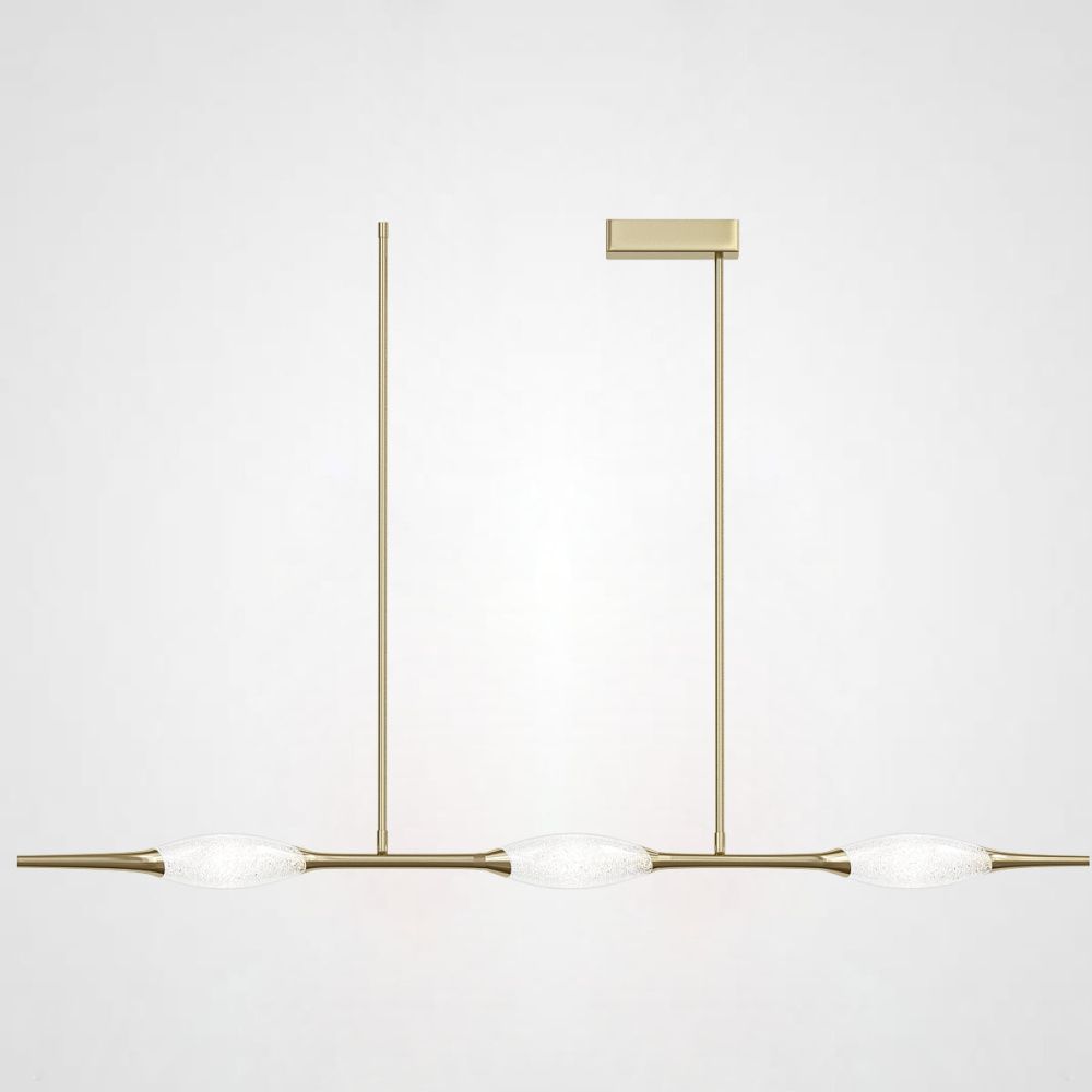 Подвесной светильник FAME B LONG L116 15*20*20 см, 3*LED*10W, 3000, 4000, 6000K, ImperiumLoft fame-b-long01, Медный
