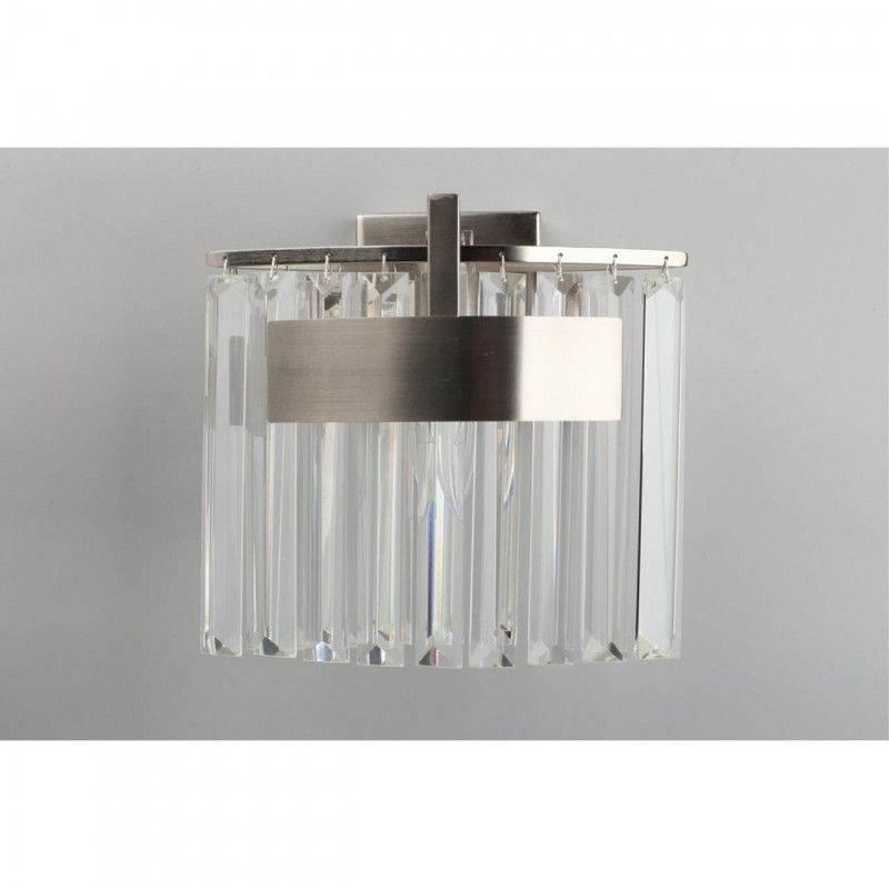 Бра 18*23*24 см, 1*E14, 40W, Aployt Mariz APL.813.01.01, никель