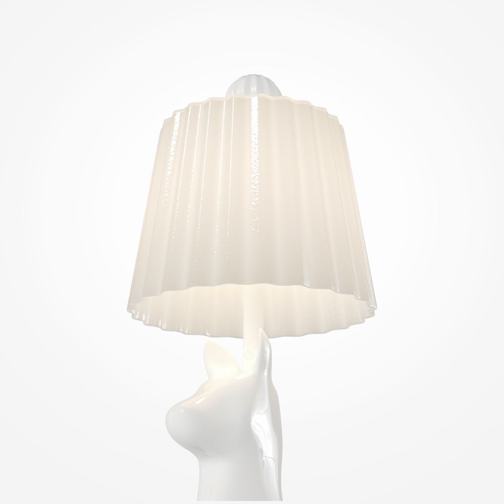 Настольная лампа 19,5*14-35,5 см, LED*7W, 3000K, Maytoni Senor Alpaca MOD377TL-L5W3K, Белый