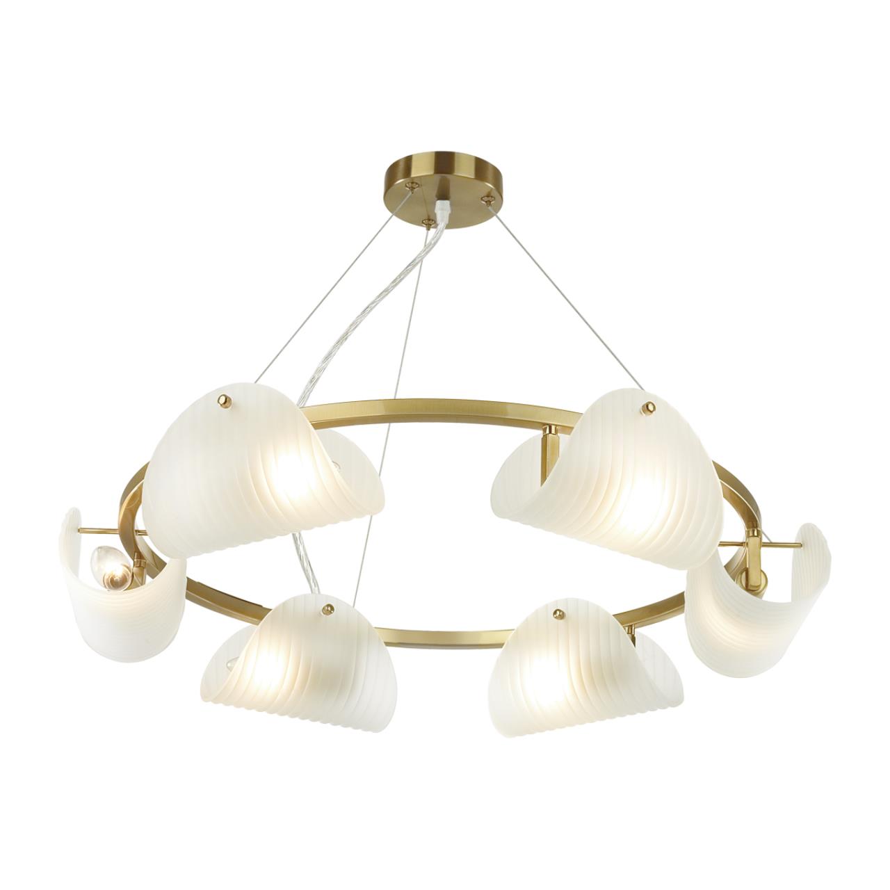 Люстра 70*124 см, 6*E14 Lumion Fioro 6571/6 медный