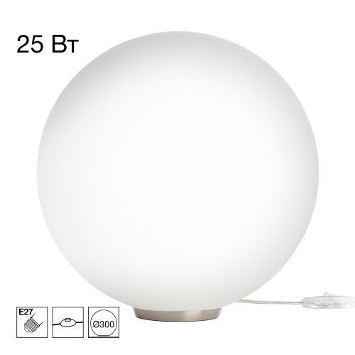 Настольная лампа 30 см, Citilux RON CL941D30T1, матовый хром