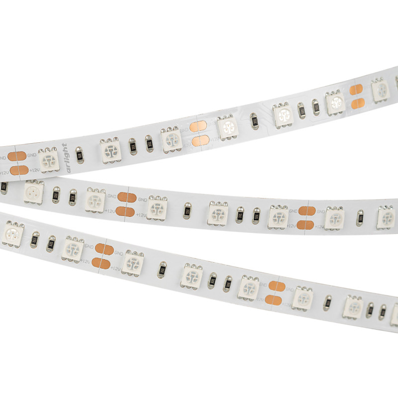 Лента RT-B60-10mm 12V UV400 (14.4 W/m, IP20, 5060, 5m) (Arlight, Открытый) 012815(2). Цена указана за 5 метров. Продается кратно 5 метрам.
