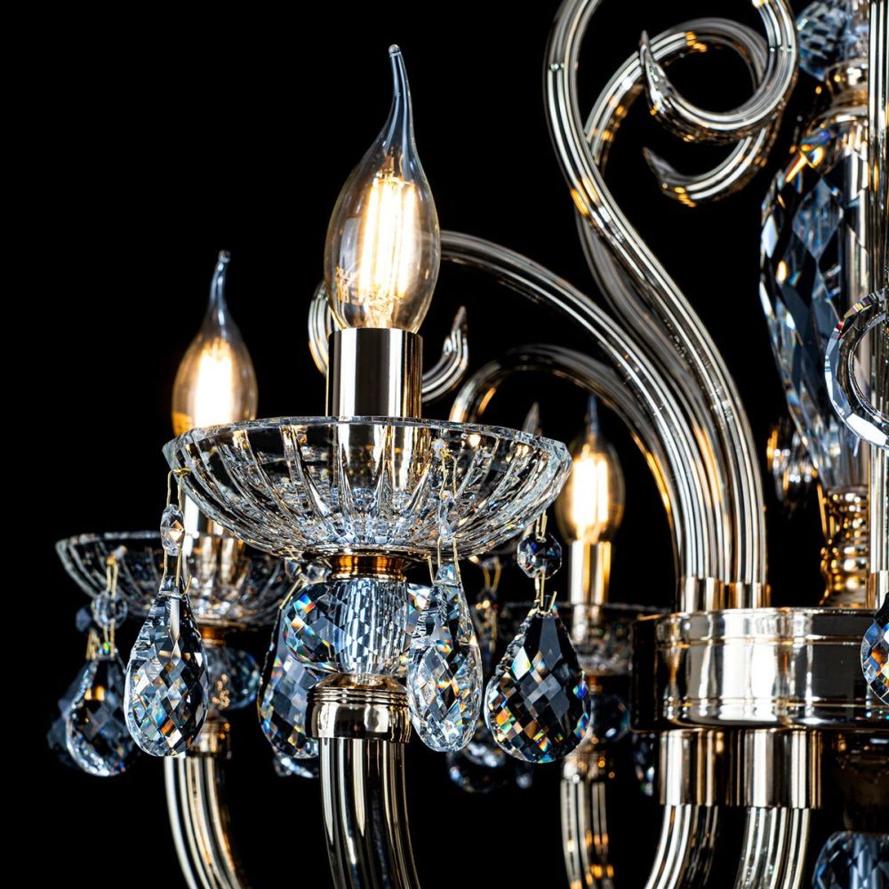 Люстра 65 см, 6*Е14*40W, Modelux  ML.7141.6P, Золото