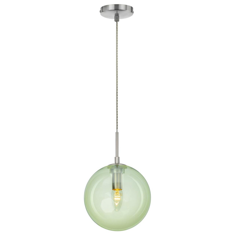 Светильник подвесной 20*130 см, 1*E14, Матовый хром Citilux Томми CL102626