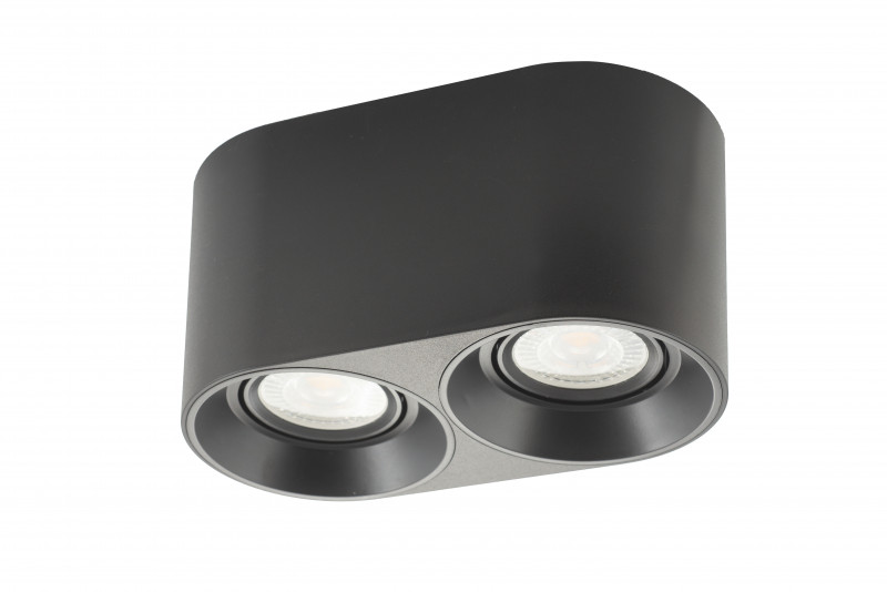 Светильник 19*10 см, MR16(G5,3) 10W, Denkirs DK3036-BK черный