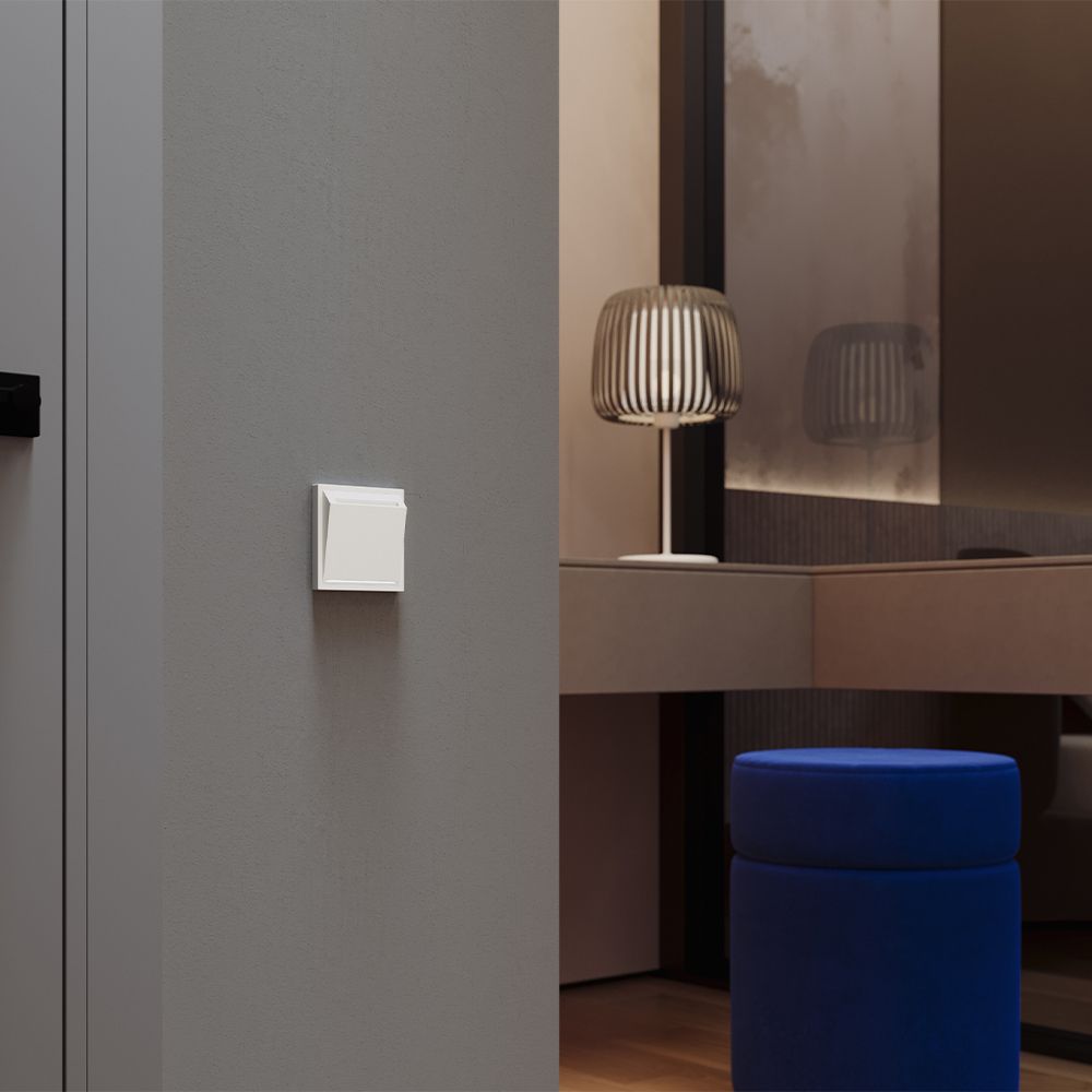 Накладка для выключателя карточного, S70, хлопок Voltum VLS002613