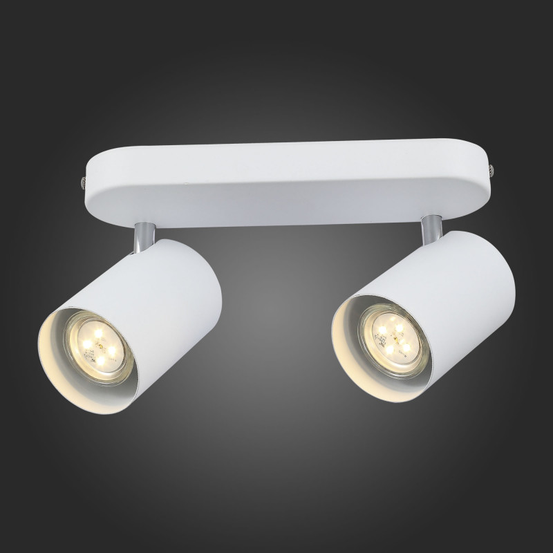 Светильник 7 см, 6W 3000K ST LUCE FANALE SL597.501.02 Белый, Хром