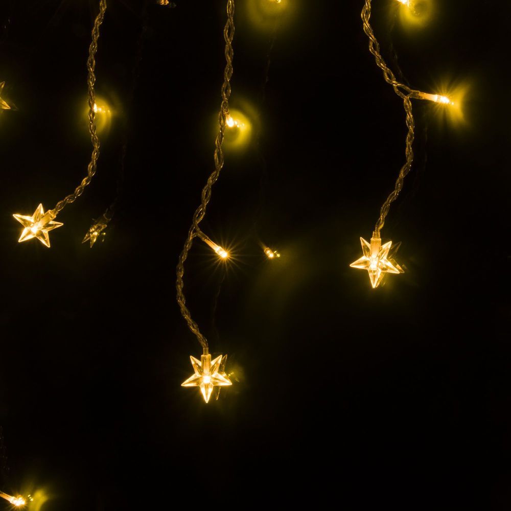 ПОДАРОК ПРИ ЗАКАЗЕ ОТ 20 000 руб, стоимость 500 руб - Гирлянда бахрома теплый белый 1,8*0,5м IP20 бахрома