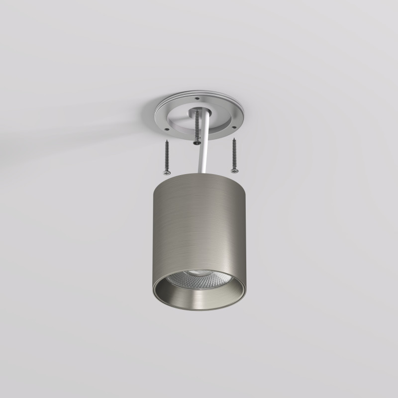 Накладной светильник 7*8 см, 10W, 3000К, Denkirs SHINE TUBE DK2610-DN никель