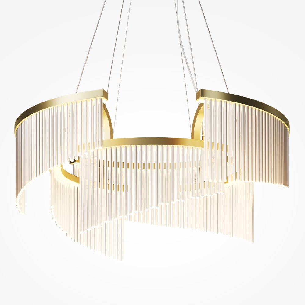 Подвесной светильник *80*47,5-339 см, *LED*38W, Maytoni Estetica MOD378PL-L35MGK, Матовое Золото