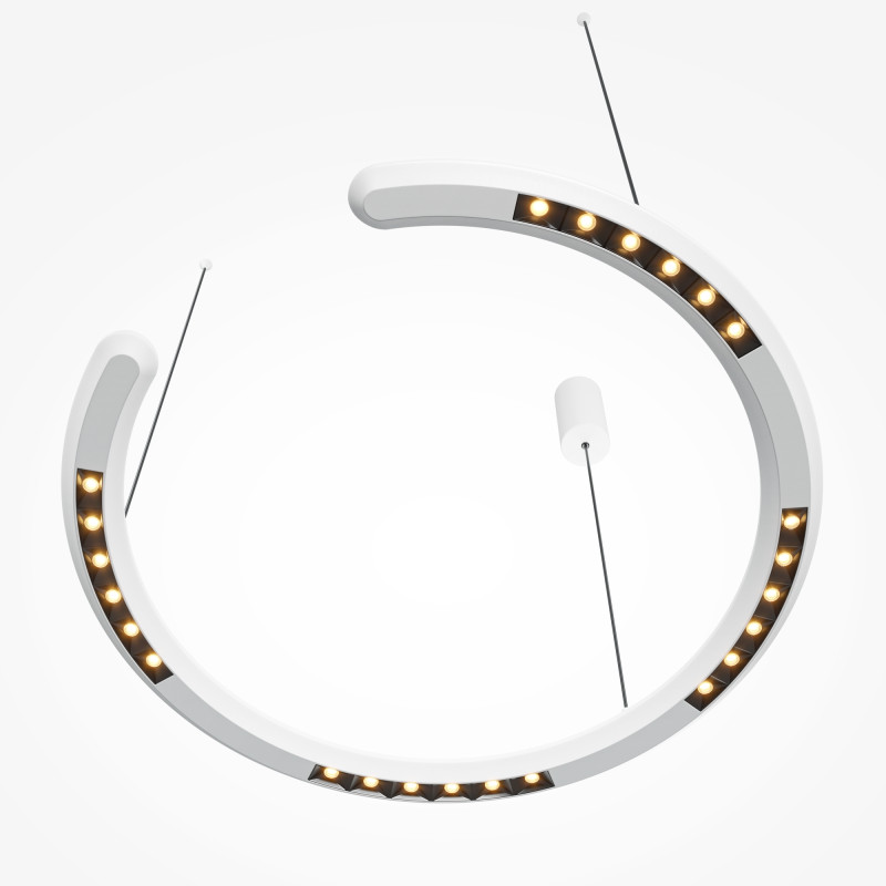 Подвесной светильник 62,5*62,5*315 см, LED, 20W, 3000К, Maytoni Motion MOD276PL-L20W3K белый