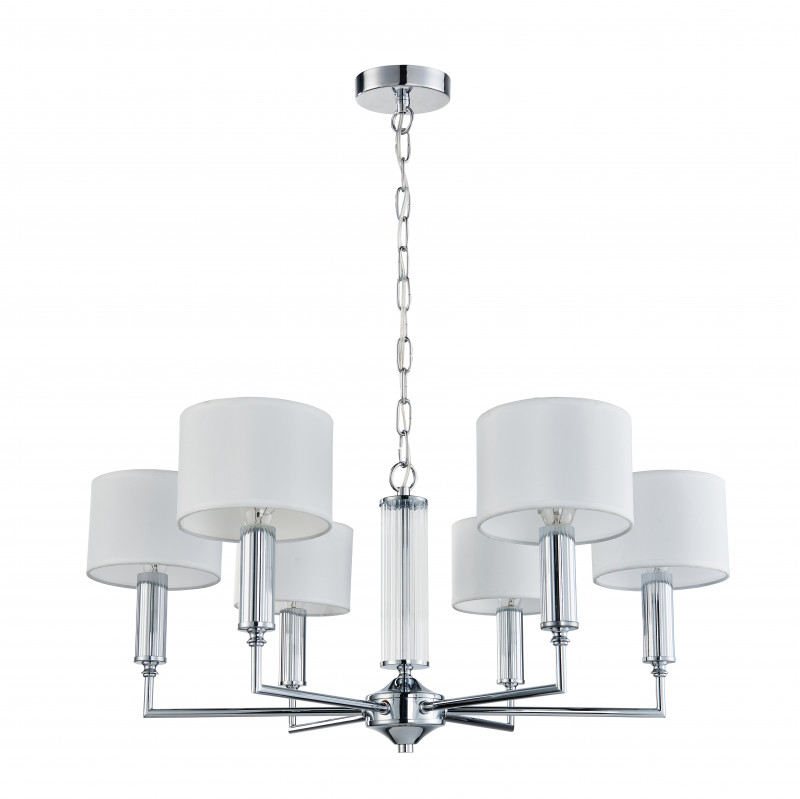 Подвесная люстра Favourite Laciness 2607-6P, D660*H300/1350, хром