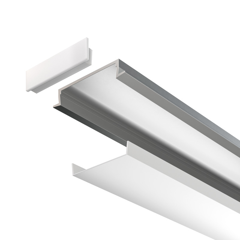 Алюминиевый профиль встраиваемый 2000*30*6 мм Maytoni Technical Led Strip ALM003S-2M Серебро, цена за штуку
