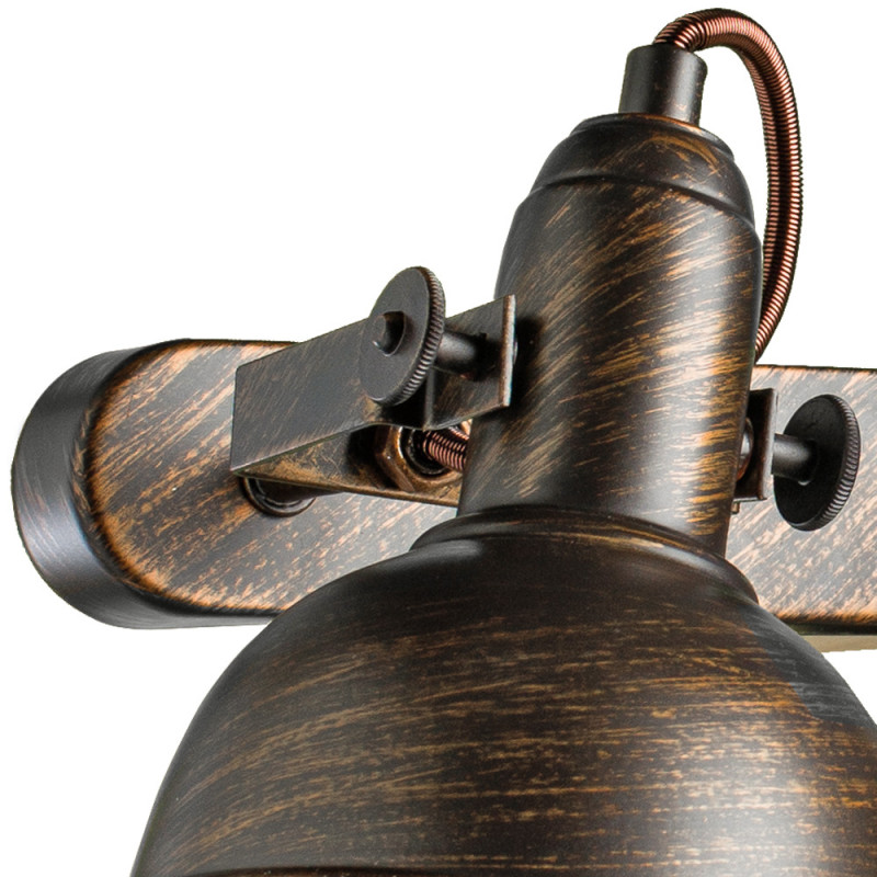 Спот Arte Lamp Martin A5213AP-2BR Коричневый Loft
