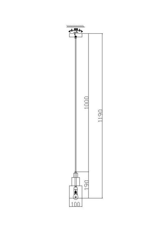 Подвесной светильник Freya Moke FR4006PL-01BS, латунь