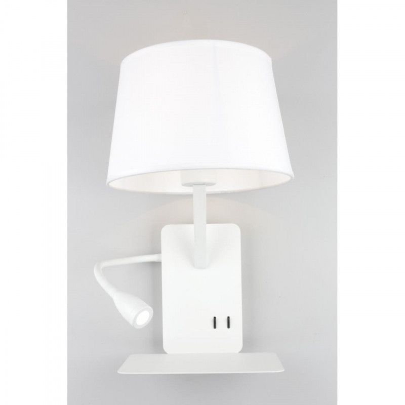 Бра 23*25*38,5 см, 2*E27, 60W, Omnilux Omnilux 628 OML-62801-02, белый