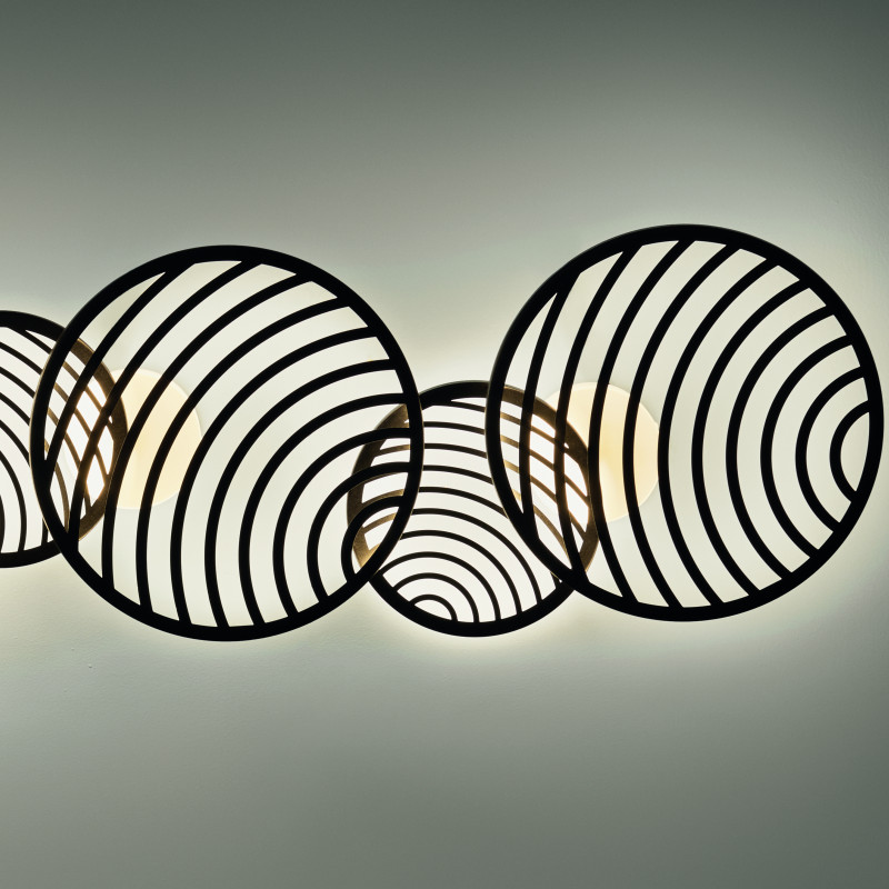 Светильник 68,5*40*13,6 см, LED *  40W, 3000К Mantra Colladge 7232, черный