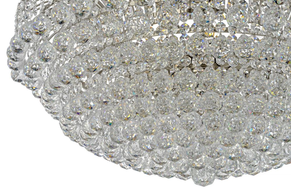 Люстра подвесная *80*60 см, 16*E14*40W, Arti Lampadari Pompei Nickel Pompei E 1.5.80.100 N, никель