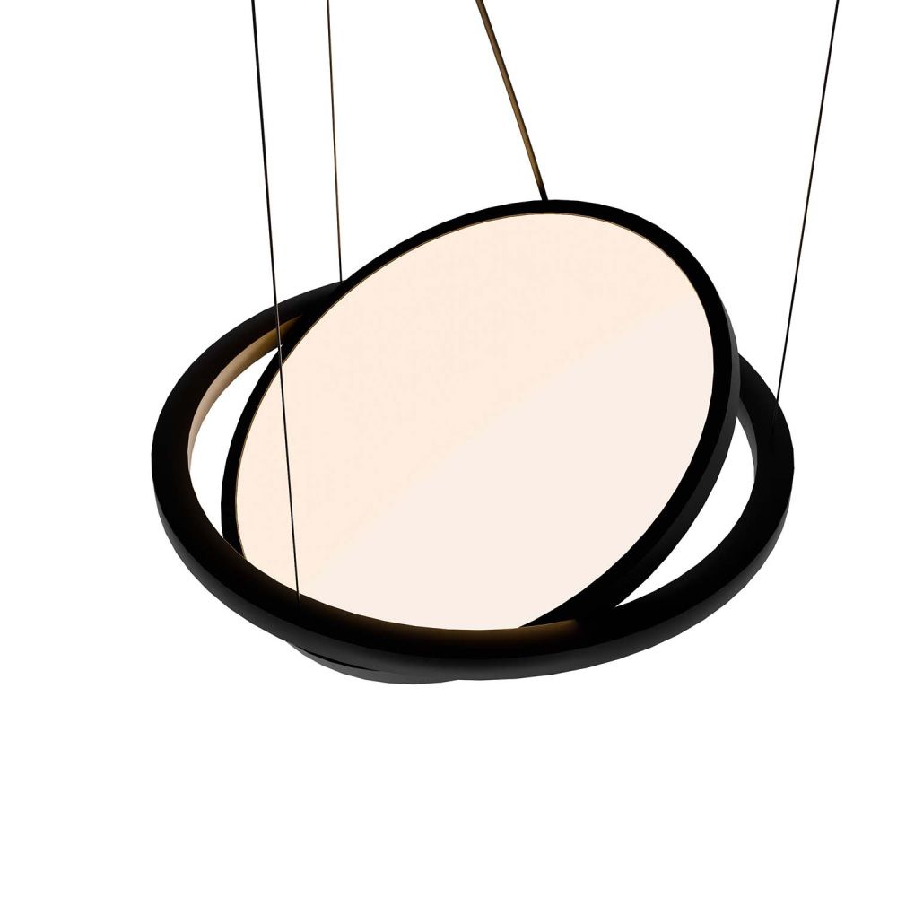 Подвес *50-150 см, 1*LED, 30W, 4000K, Favourite Pany 4636-1P, черный матовый