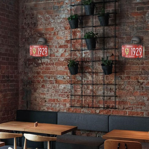 Бра 19*28*28 см, 1*E27 черный Vele Luce Boom VL6372W11