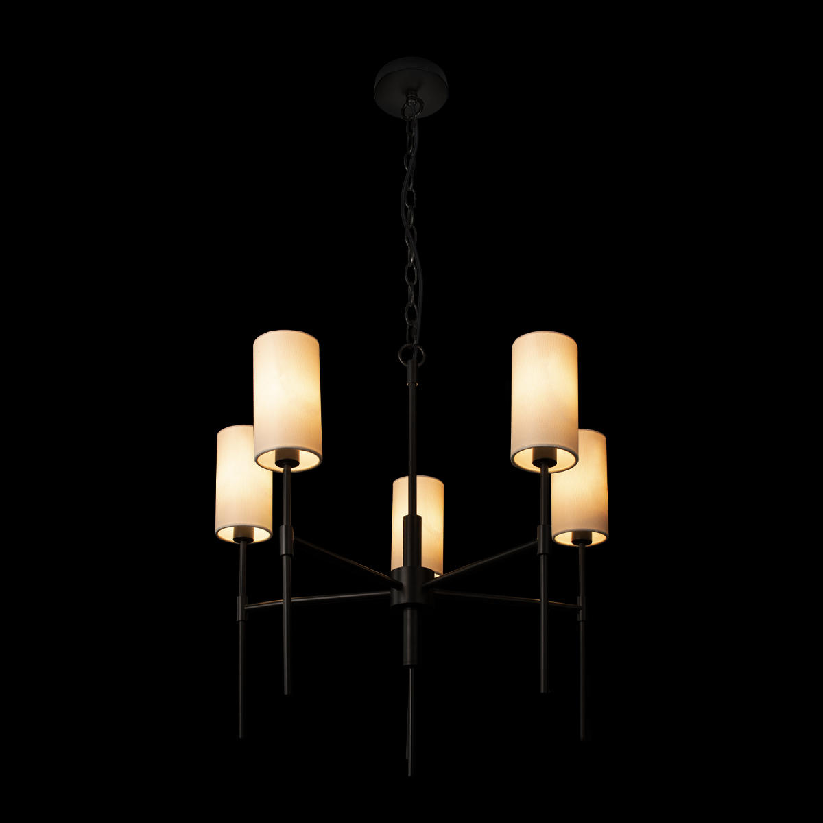 Подвесной светильник 60,5*72/222 см, 5*E14 LOFT IT Comfy 10307 Black черный
