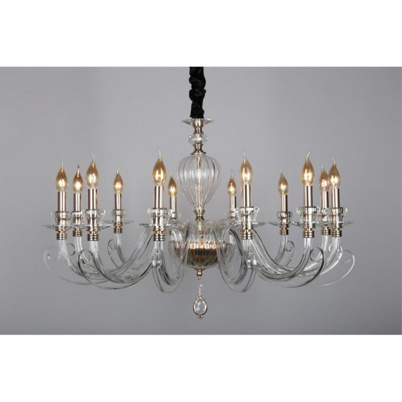 Подвесная люстра 90*80-145 см, 12*E14, 40W, Aployt Daniele APL.701.03.12, золотой