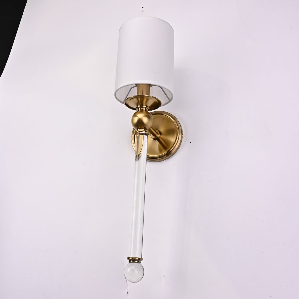 Бра Nell Sconce 57*17*17 см, 1*E14*40W, ImperiumLoft 44.704-0, Латунь