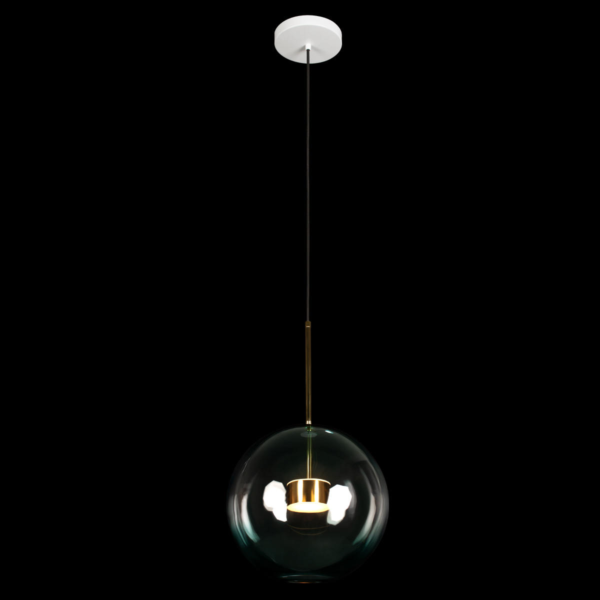 Подвесной светильник 30*52 см, 1*LED*10W LOFT IT Bolle 2027-P1 Blue золото