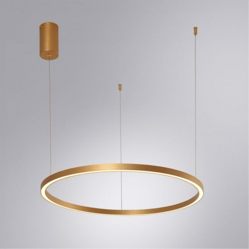 Люстра 60*150 см, 1*LED 42W 4000K медный Arte Lamp Smooth A2223SP-1PB