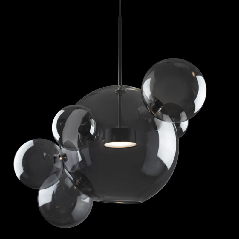 Светильник подвесной LOFT IT LED Bolle 2029-P6, 10W LED, 3000K, черный