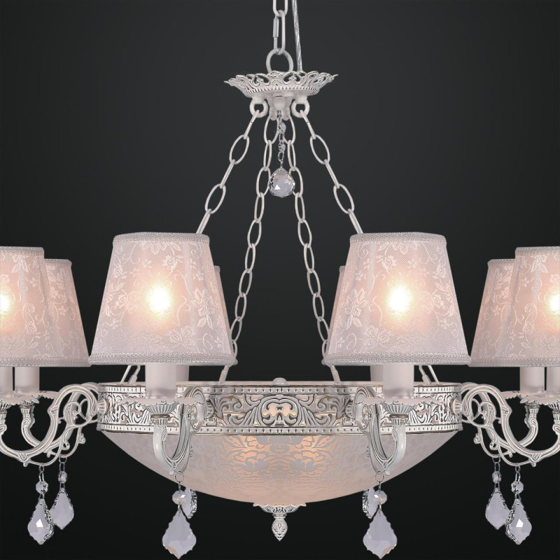 Подвесная люстра Citilux Бельведер CL424181, белое золото