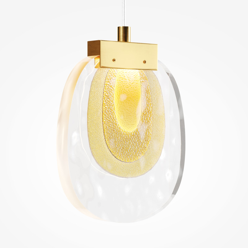 Накладной светильник 10*15*325 см,  LED, 3W, 3000К, Maytoni Biology MOD367PL-L3BSK латунный