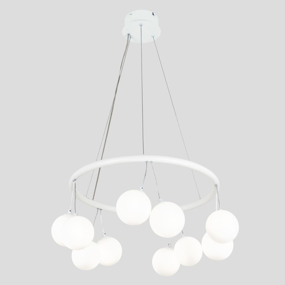 Подвесной светильник 60*70/150 см, 10*G9 MODESTYLE MS.6120.10 WH белый