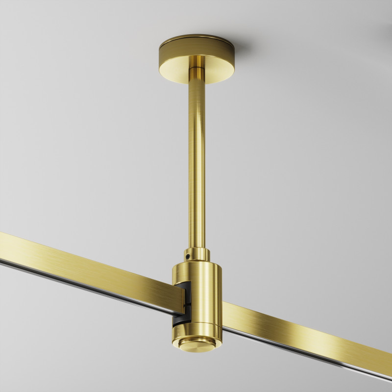 Подвесной комплект 2,9*2,9*18,4 см, Maytoni Technical Magnetic trаck system Flarity латунь TRA156C-SL1-BS латунный