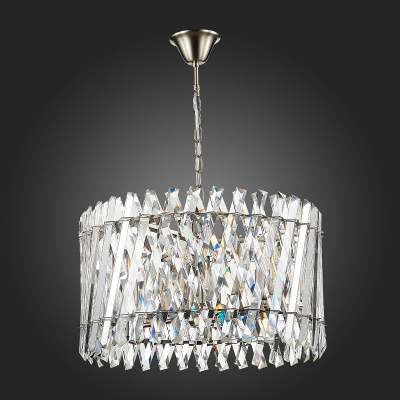 Люстра подвесная 50 см, ST LUCE FABIO SL1170.103.06 Никель