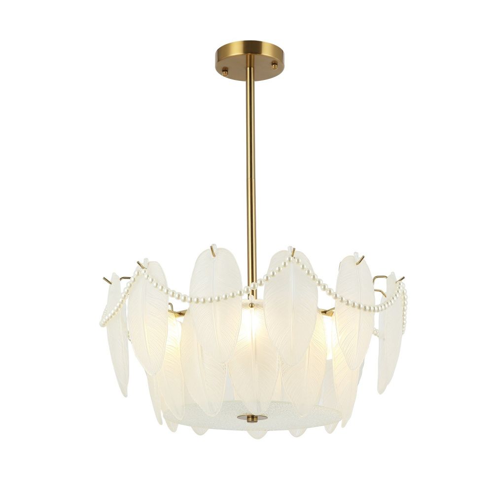 Люстра 50*50*98 см, 6*E14 Gerhort G21134/6B GD+WT, Золото