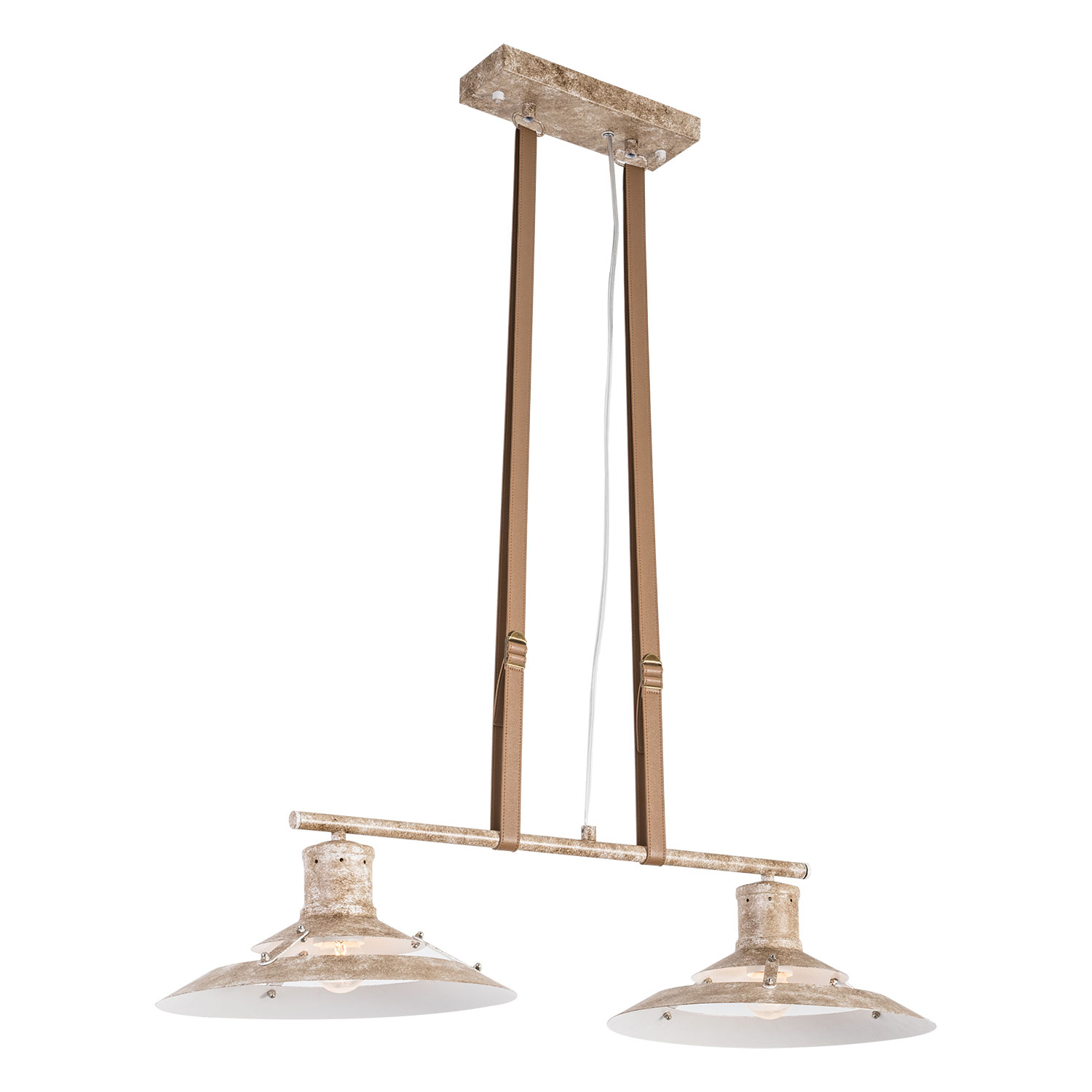 Линейно-подвесной светильник Lussole LSP-8741, 75*40 см, бежевый